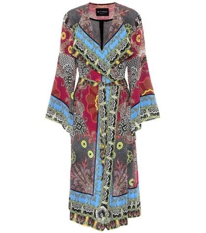 Miu Miu Printed Silk Coat