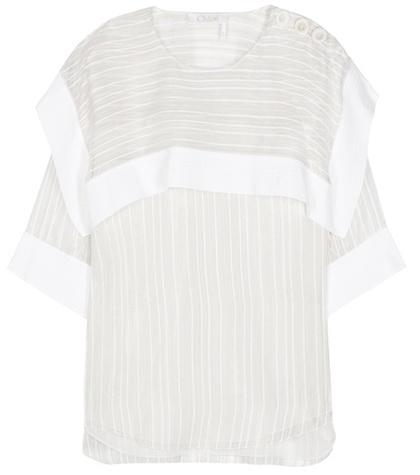 Chlo Silk And Cotton Top