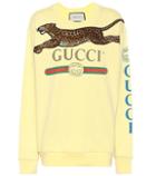 Gucci Appliquéd Cotton Sweatshirt
