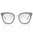 Dolce & Gabbana Lizzy Crystal-embellished Sunglasses