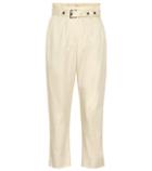 Brunello Cucinelli Cotton High-rise Cropped Pants