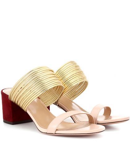 Jimmy Choo Rendez Vous 50 Leather Sandals