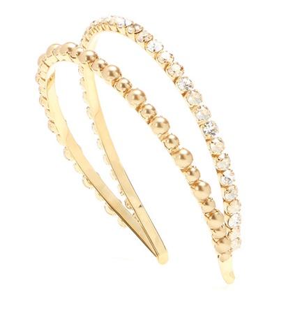 Saint Laurent Crystal-embellished Headband