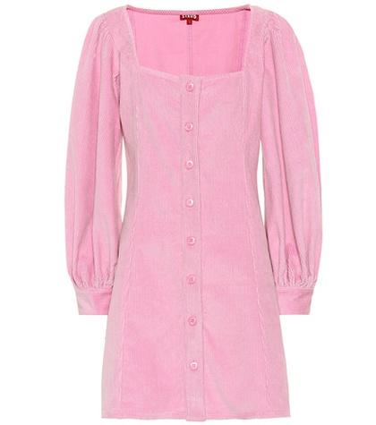 Staud Chandler Corduroy Minidress