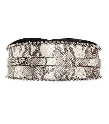 Isabel Marant Kytoo Embossed Leather Belt