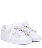 Puma Basket Bling Leather Sneakers