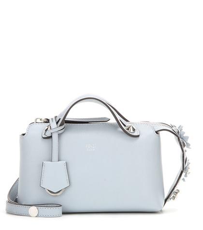 Fendi By The Way Mini Embellished Leather Shoulder Bag