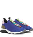 Fendi Embellished Slip-on Sneakers