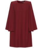 Alexander Mcqueen Slit-sleeved Crêpe Minidress
