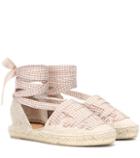 Castaer Jean Gingham Espadrilles