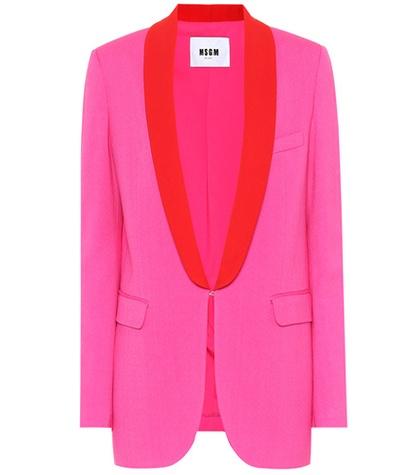 Msgm Crêpe Single-breasted Blazer