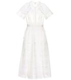 Self-portrait Raglan Detail Midi Dress