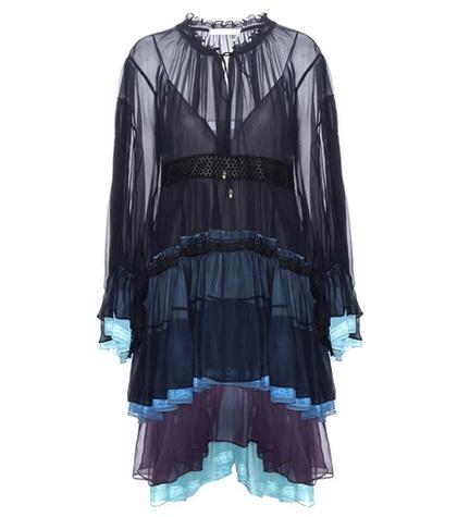 Chlo Silk Tiered Dress