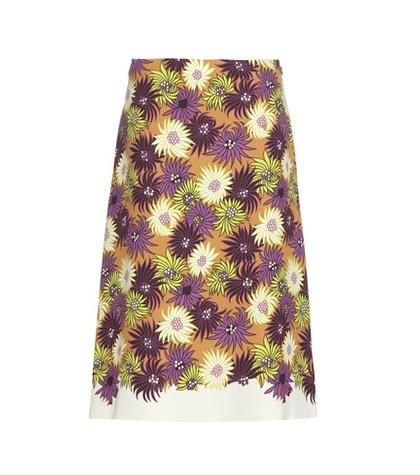 Marni Printed Silk Skirt