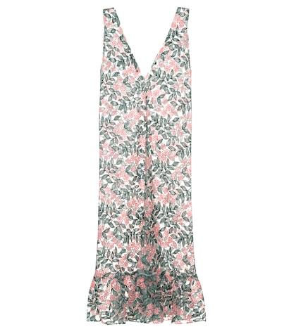 Petar Petrov Embroidered Tulle Midi Dress