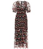 Simone Rocha Floral Embroidered Tulle Dress