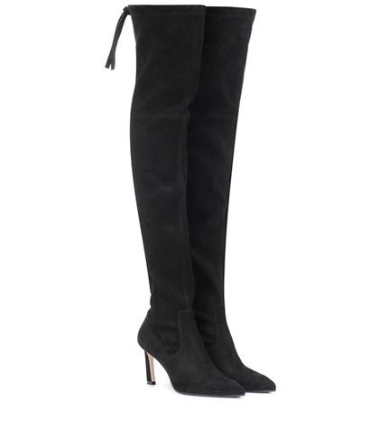 Stuart Weitzman Natalia Suede Over-the-knee Boots