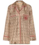 Fendi Printed Silk-twill Shirt