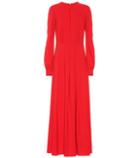 Oscar De La Renta Stretch Silk Gown