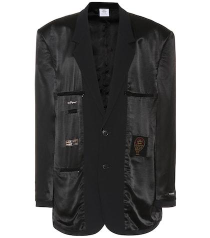 Vetements Wool-blend Blazer