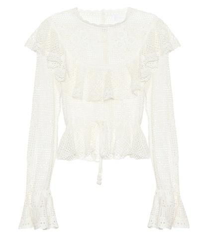 Zimmermann Castile Crochet  Cotton Top