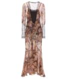 Etro Lace-trimmed Silk Dress