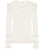 Alessandra Rich Austen Cotton-blend Sweater