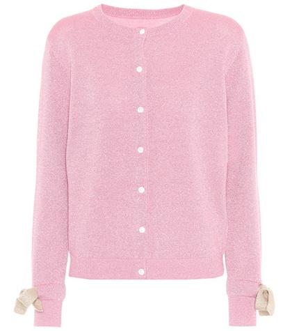 Shrimps Lorna Metallic Wool-blend Cardigan