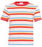 Fendi Ringer Striped Cotton T-shirt