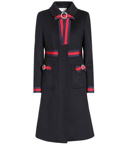 Gucci Embellished Wool Coat