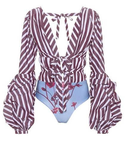 Johanna Ortiz Floure Striped Blouse