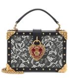 Dolce & Gabbana My Heart Leather Box Clutch