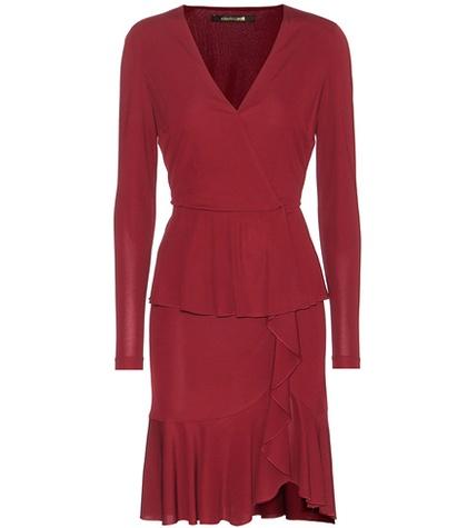 Oscar De La Renta Jersey Wrap Dress