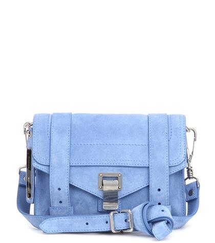 Vince Ps1 Mini Crossbody Suede Shoulder Bag