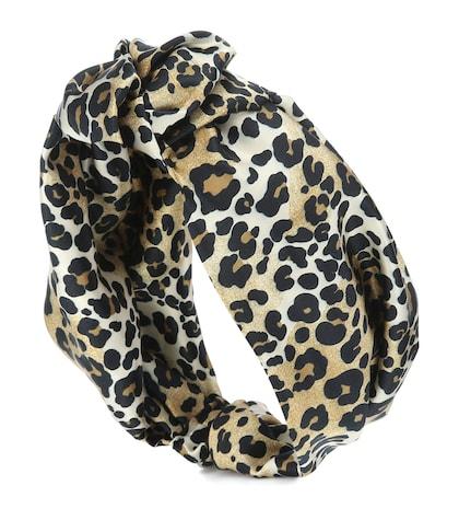 Vetements Leopard Stretch-silk Headband