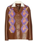 Miu Miu Leather And Suede Jacket