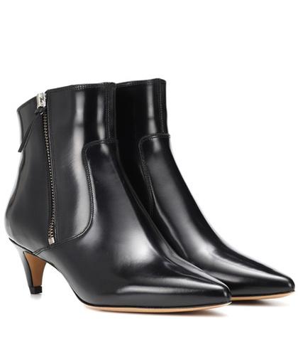 Isabel Marant Deby Leather Ankle Boots