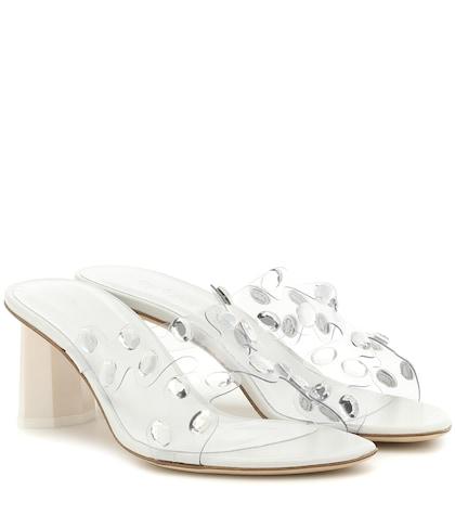 By Far Gorgeous Embellished Pvc Sandals
