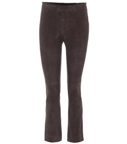 Stouls Maria Rosa Cropped Suede Trousers