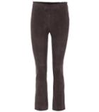 Stouls Maria Rosa Cropped Suede Trousers
