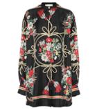 Emilio Pucci Floral Oversized Silk Shirt