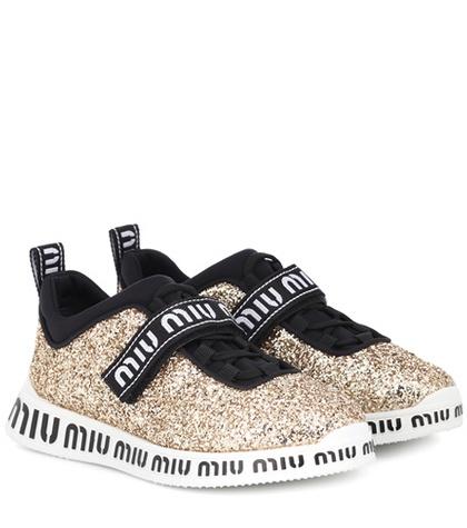 Loewe Logo Glitter Sneakers