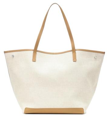 Cartier Eyewear Collection Park Xl Canvas And Leather Tote