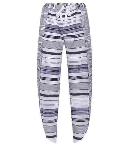 Gianvito Rossi Yeshi Fly Away Cotton Trousers