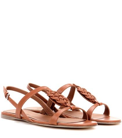 Loro Piana Kaila Leather Sandals