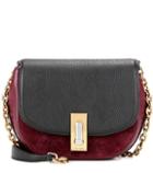 Marc Jacobs West End Jane Leather And Suede Crossbody Bag