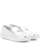 Missoni Philus Embroidered Leather Slip-on Sneakers