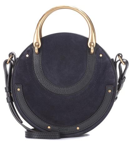 Chlo Pixie Small Leather And Suede Shoulder Bag
