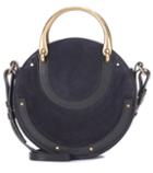 Chlo Pixie Small Leather And Suede Shoulder Bag