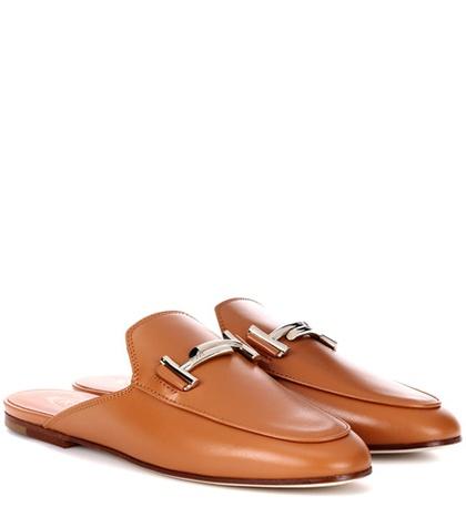 Burberry Leather Slippers